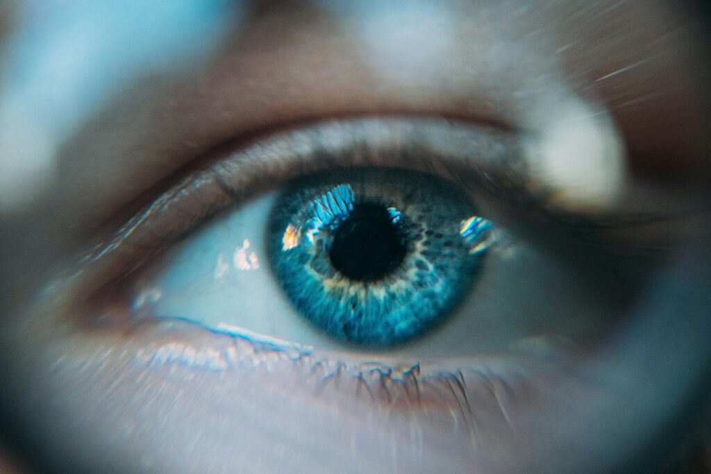Augenarzt 1210 Wien 9 nahaufnahme blaues auge