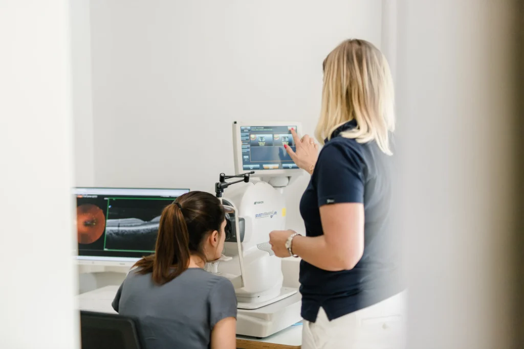 Ophthalmologist Stockerau 8 Diagnosis of an ophthalmologist patient